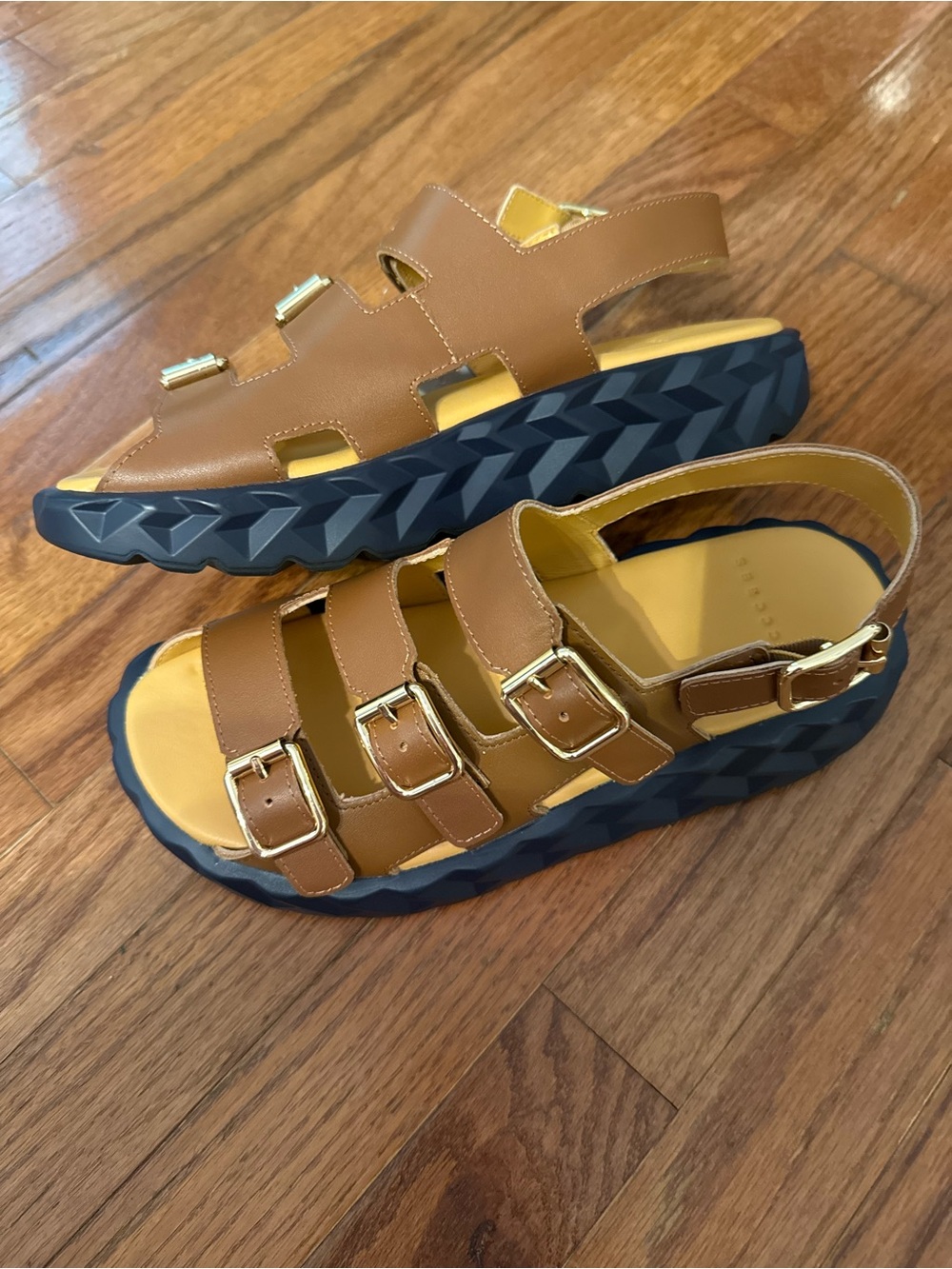 New 4CCCCEES Jabara Hash Women’s Sandals Size 40 9,9.5